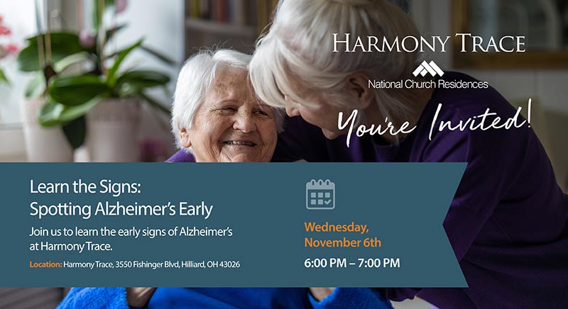 Harmony Trace Spotting Alzheimer's Early Event