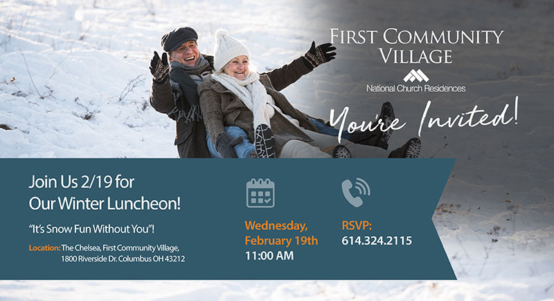 First Community Village Snow Fun Event