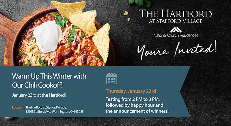 The Hartford Chili cookoff event flyer