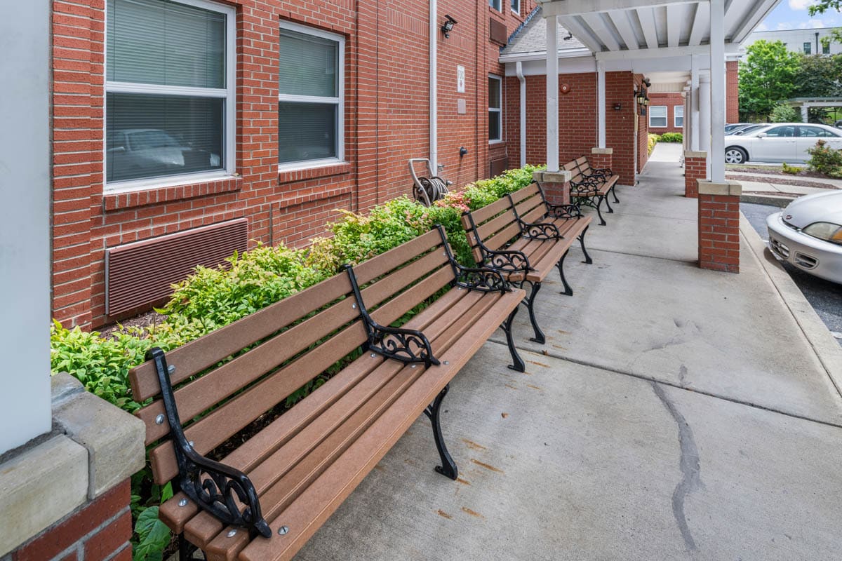 exterior benches