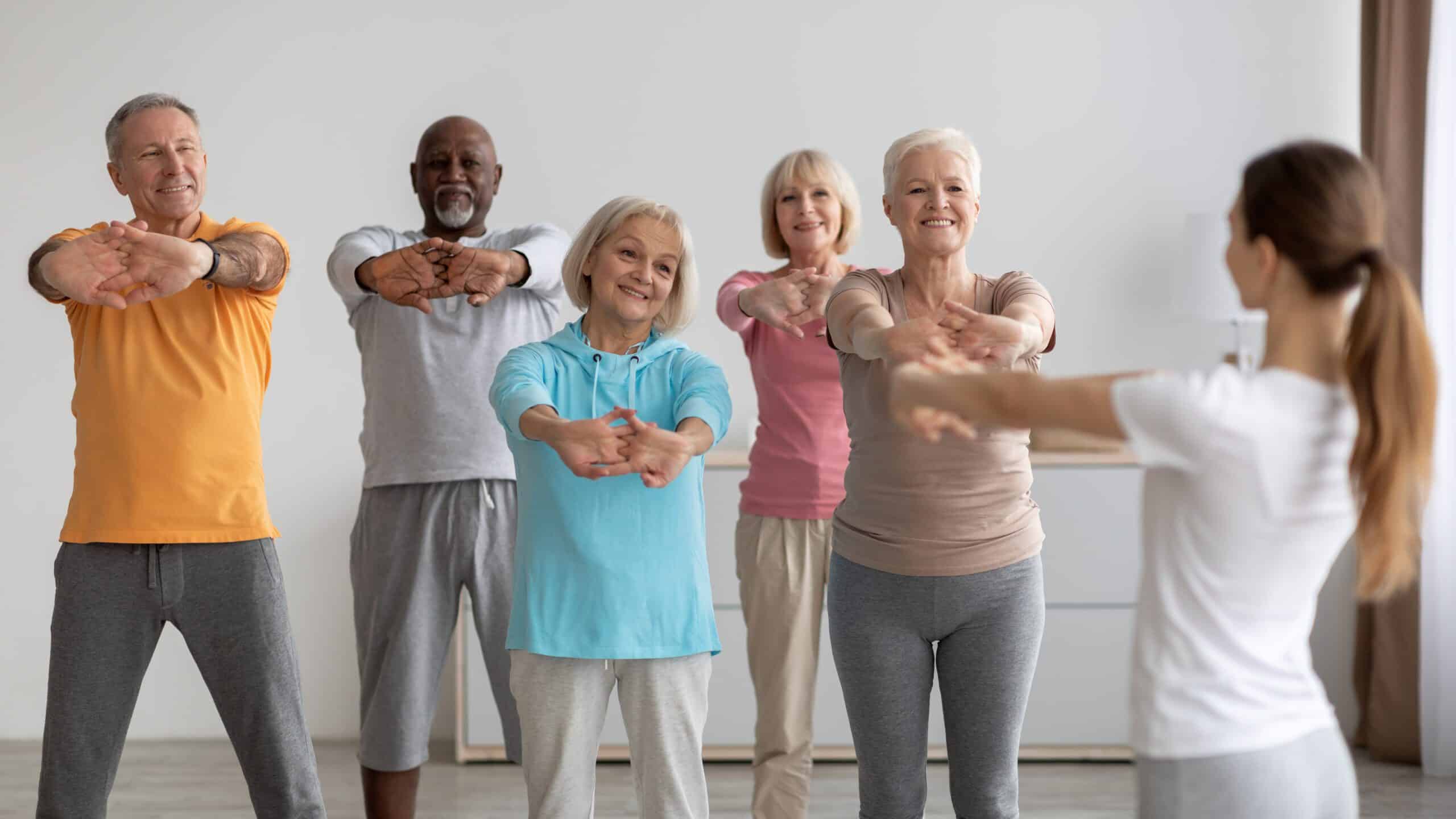 Stomach Exercises for Seniors, exercises for the elderly, core  strengthening, abdominal exercises. 