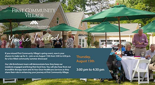 First Community Village Event image